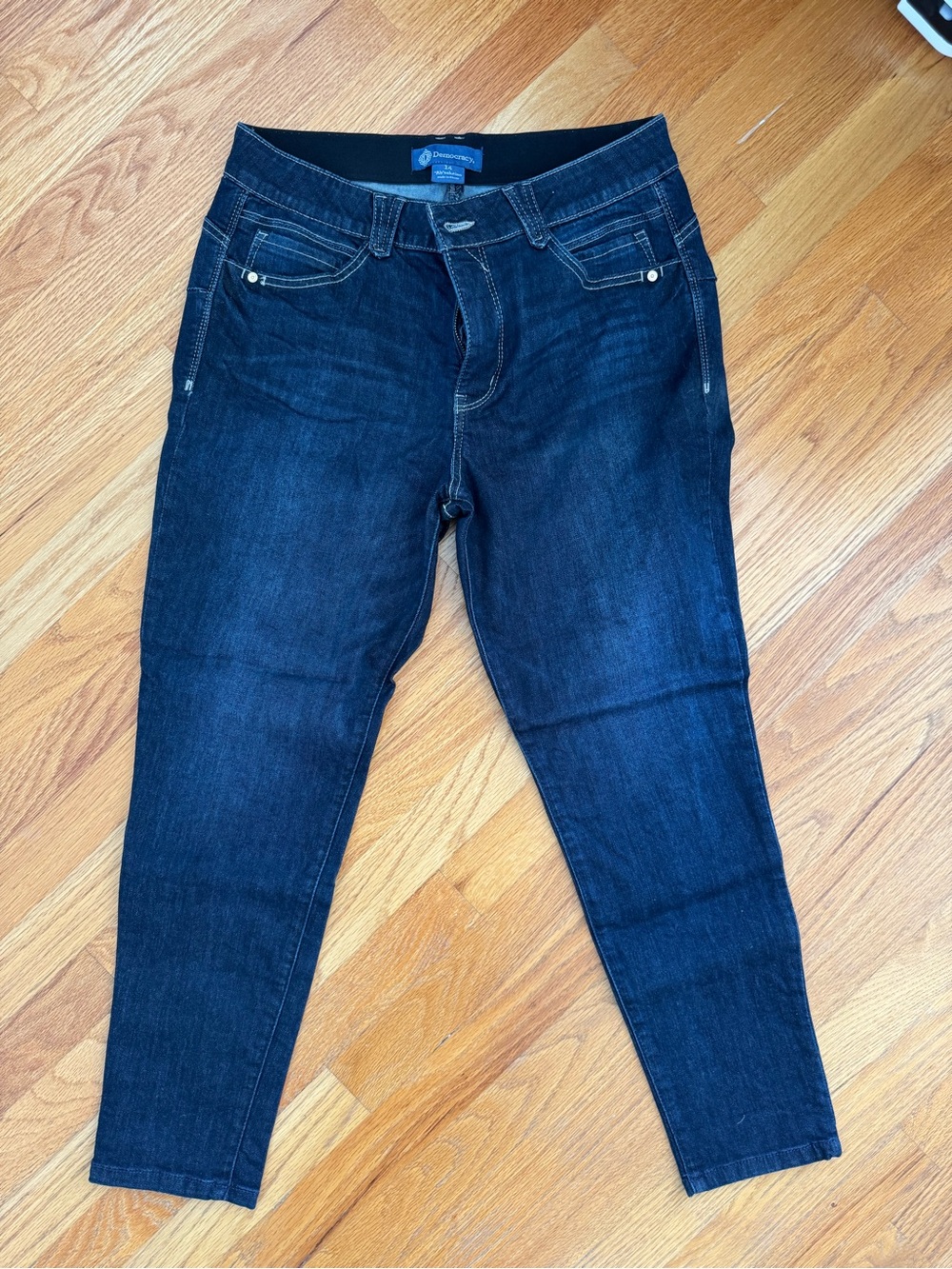 Democracy Women’s Dark Blue Stretch Skinny Jeans